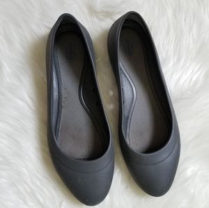 Croc Lina Ballet Flats in Gray